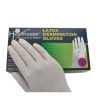 Healthease Latex Examination Gloves Non Sterile Lightly Powdered
