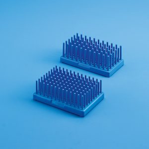 Test tube peg rack