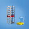 Vertical Freezer Rack for Cryo Cube Box 100 Places