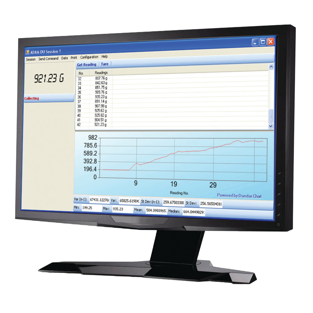 AdamDU Data Collection Program for Adam scales & balances